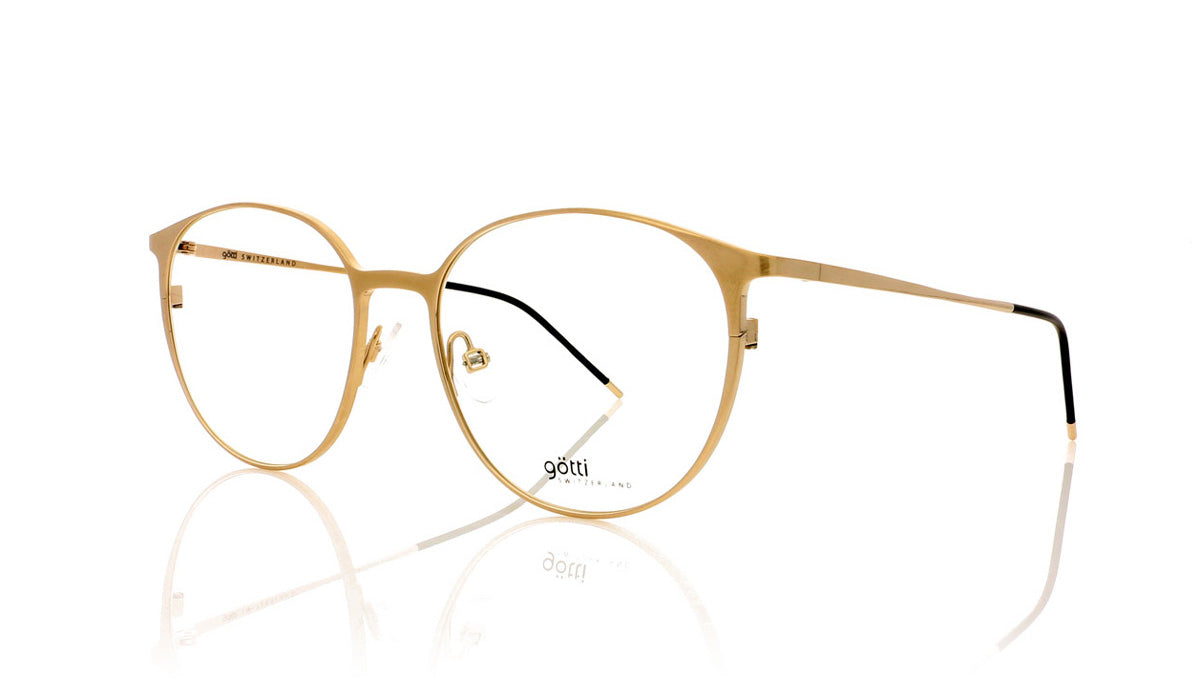 Götti Leen GLB Gold Brushed Glasses - Angle