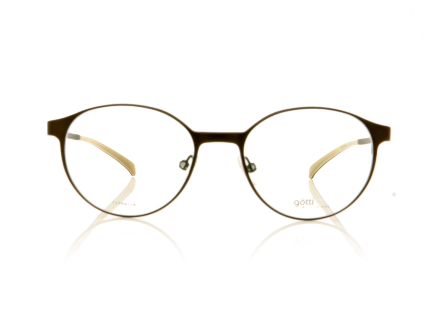 Götti Gotti Lorcon BRM Brown Matte Glasses - Front