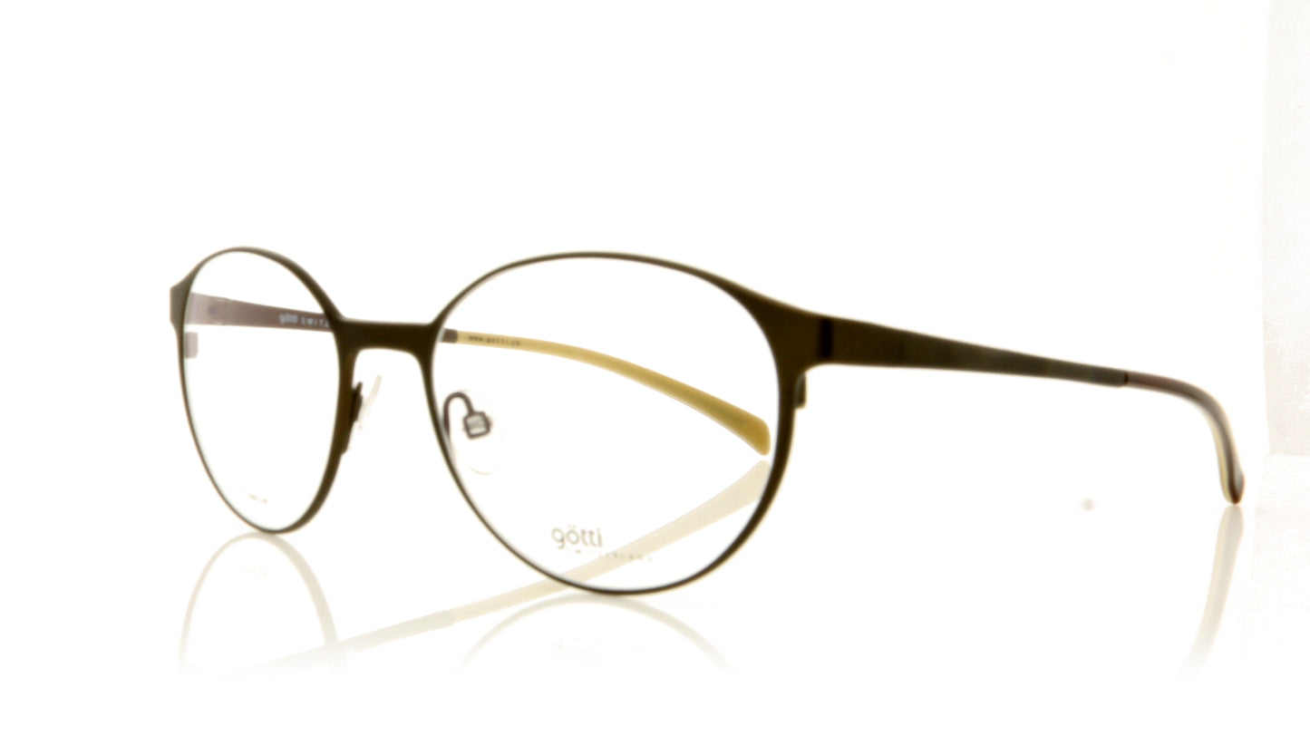 Götti Gotti Lorcon BRM Brown Matte Glasses - Angle