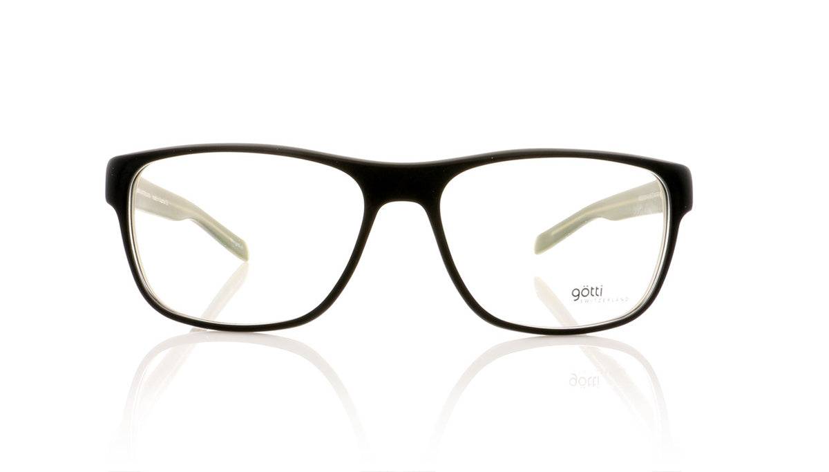 Götti MUSE BLKY-M Black Glasses - Front