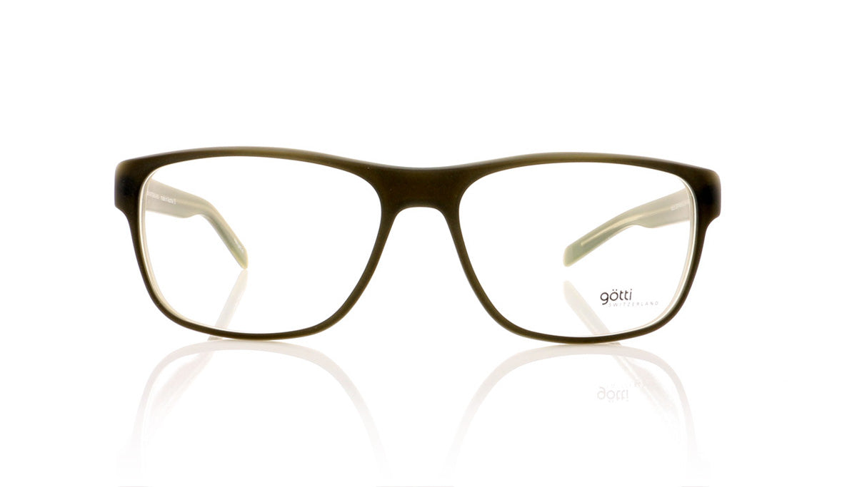 Götti MUSE GRNY-M Olive Matte Glasses - Front