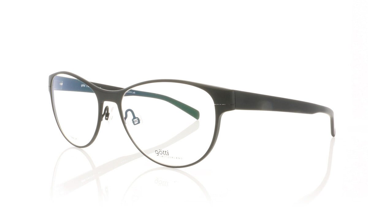 Götti Nabuko BLKM Gotti Black Matte Glasses - Angle