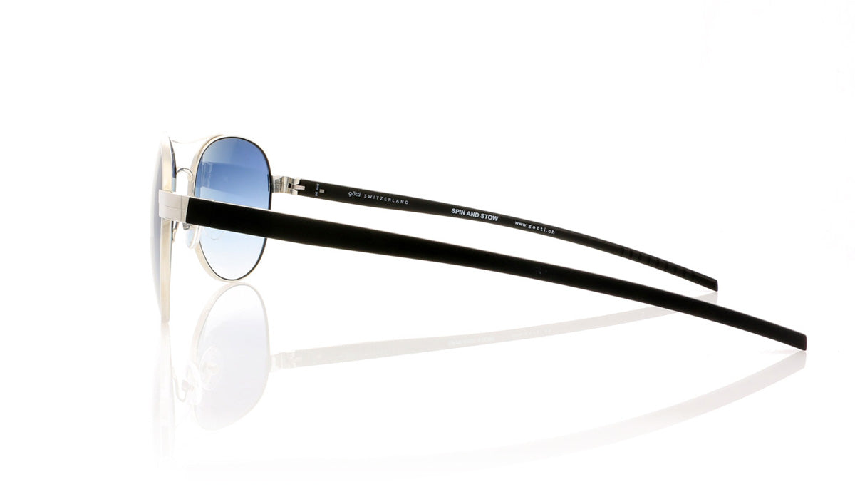 Götti Pepe360 SLS Silver Shiny Sunglasses - Side