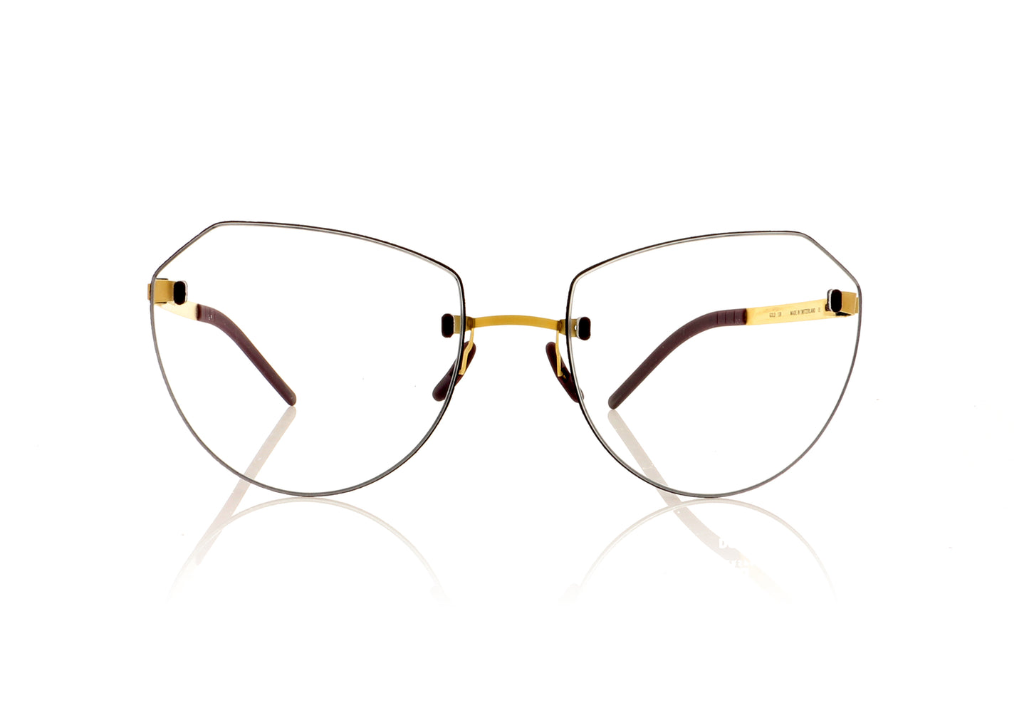 Götti PERSPECTIVE DC06 Berry Gold Glasses - Front