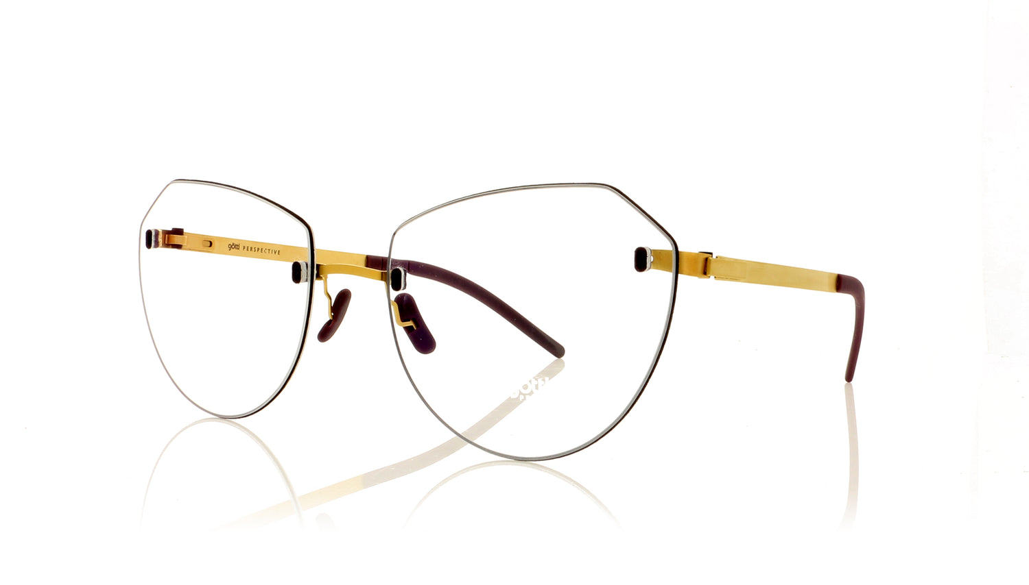 Götti PERSPECTIVE DC06 Berry Gold Glasses - Angle