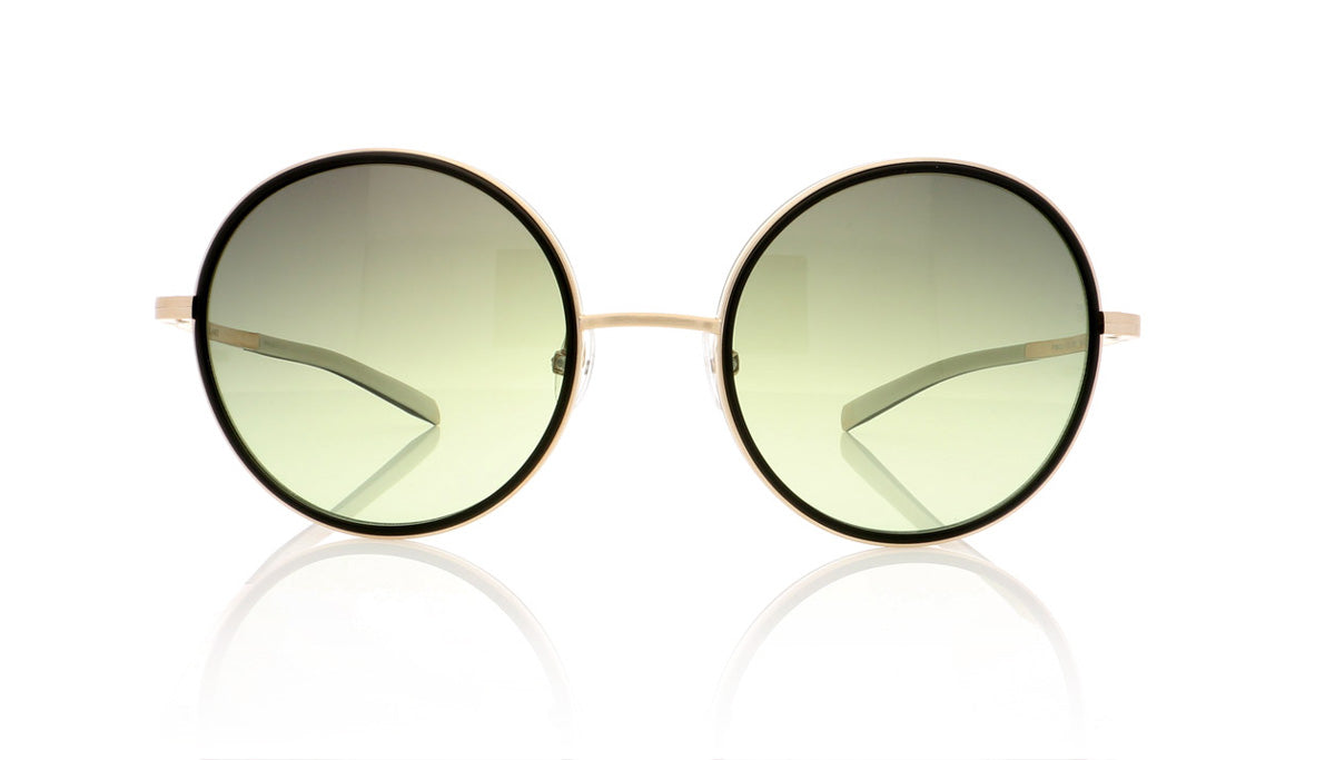 Götti Pinou GLBB Gold Brushed Black Ring Sunglasses - Front