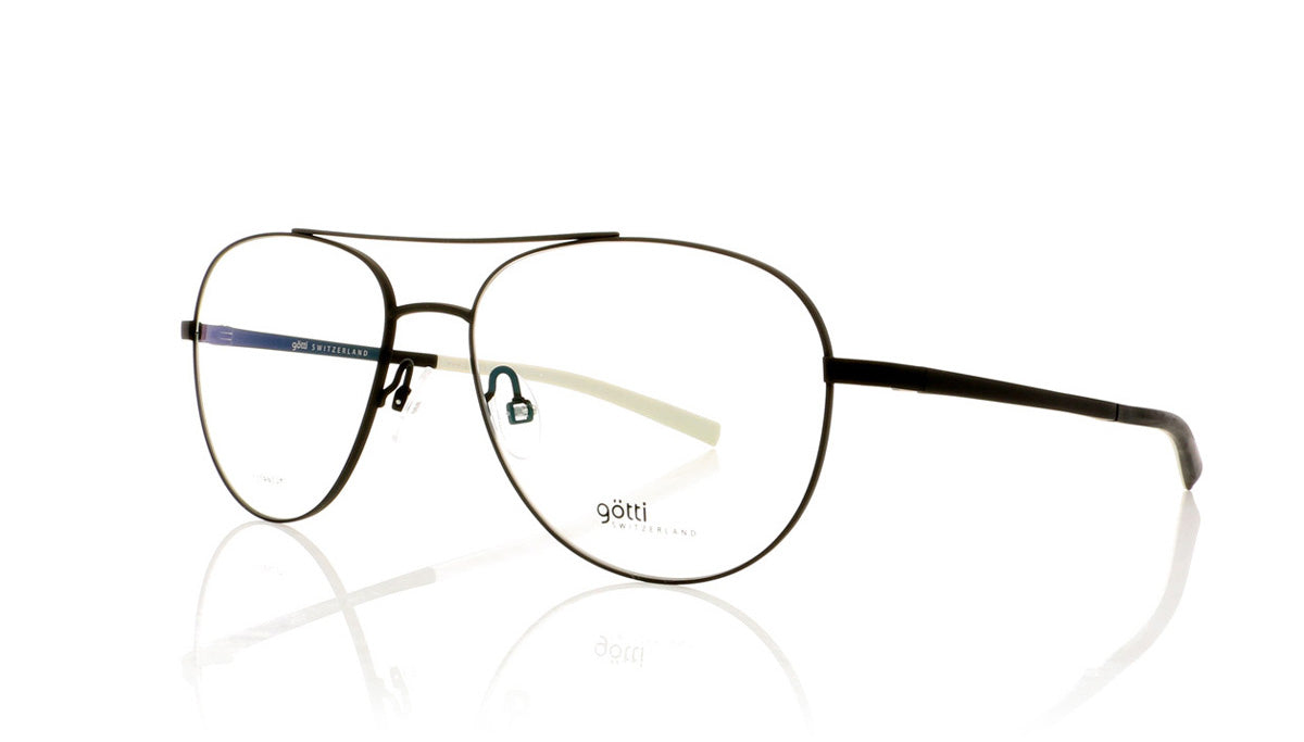 Götti Pole BLKM Gotti Black Matte Glasses - Angle