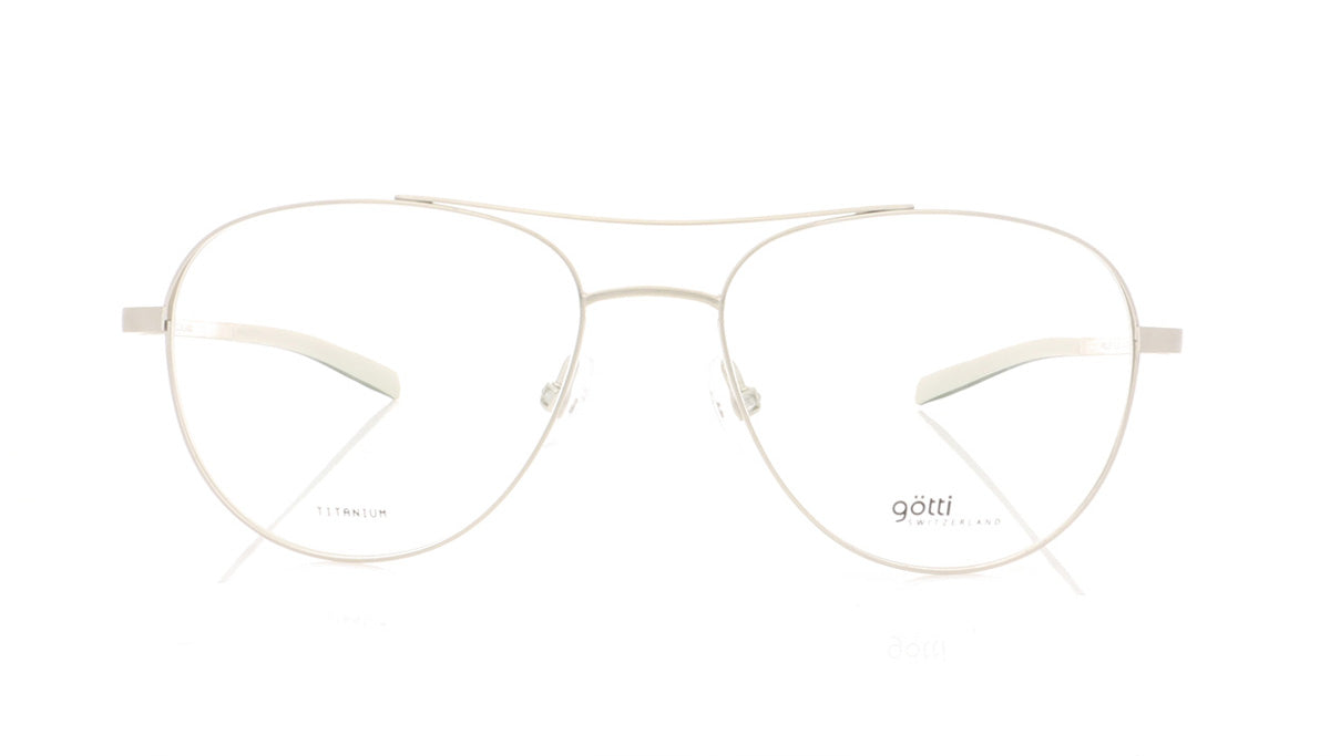 Götti Pole SLB Gotti Silver Brushed Glasses - Front