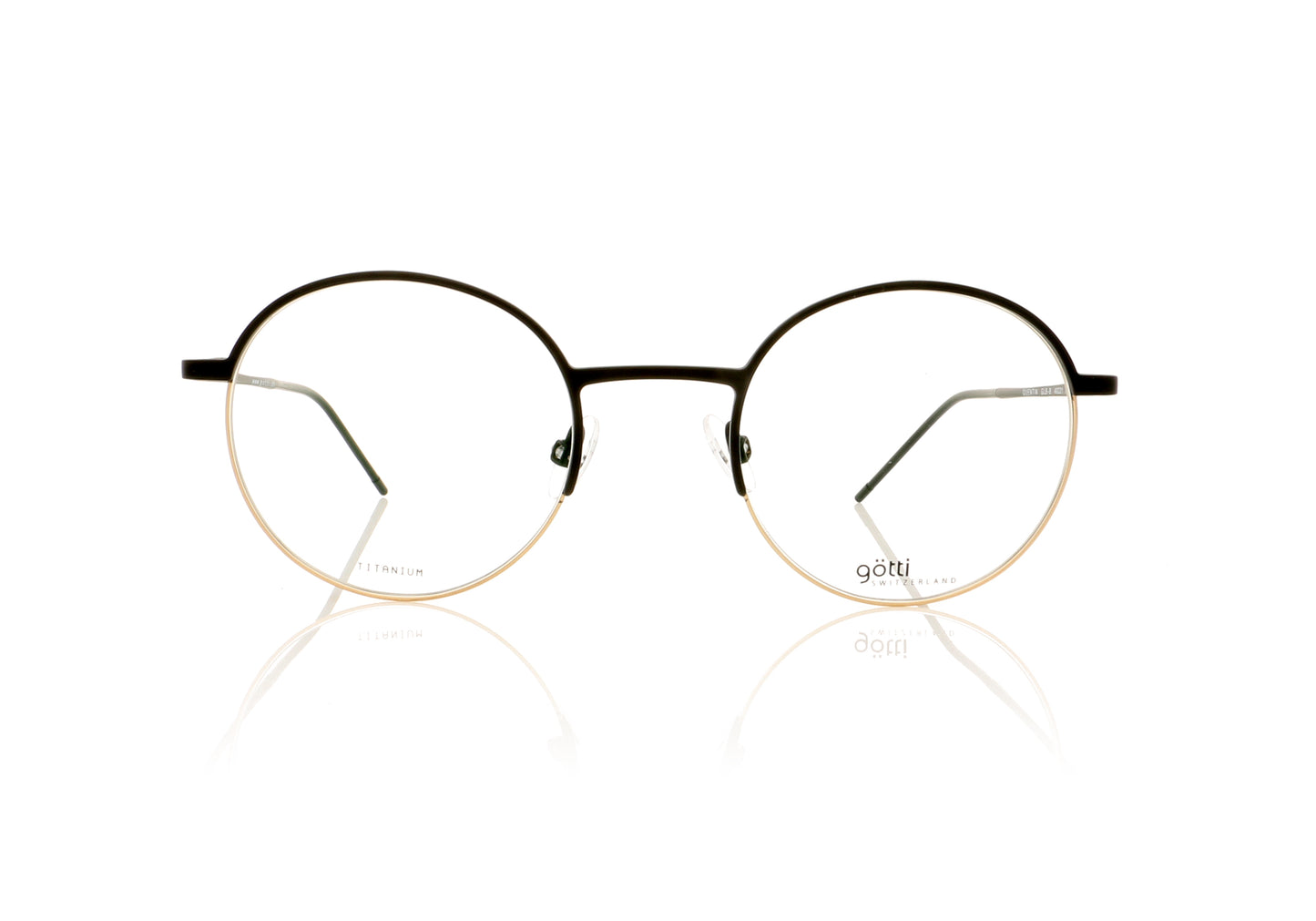 Götti QUENTIN GLB-B Gold Brushed Glasses - Front