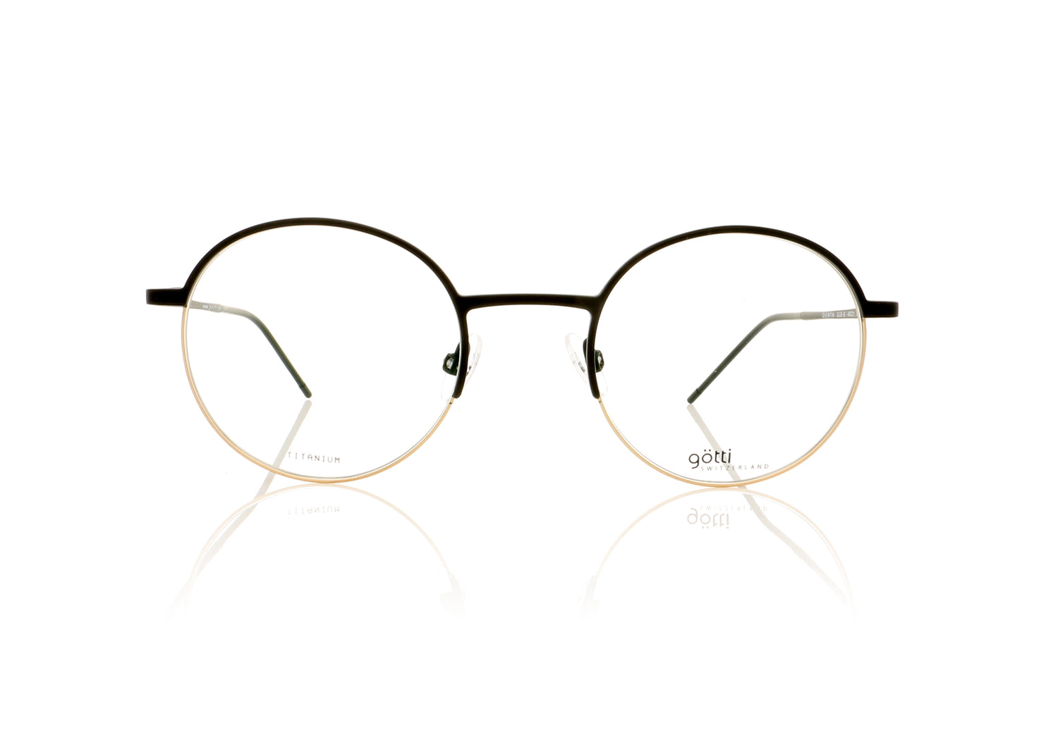 Götti QUENTIN GLB-B Gold Brushed Glasses - Front