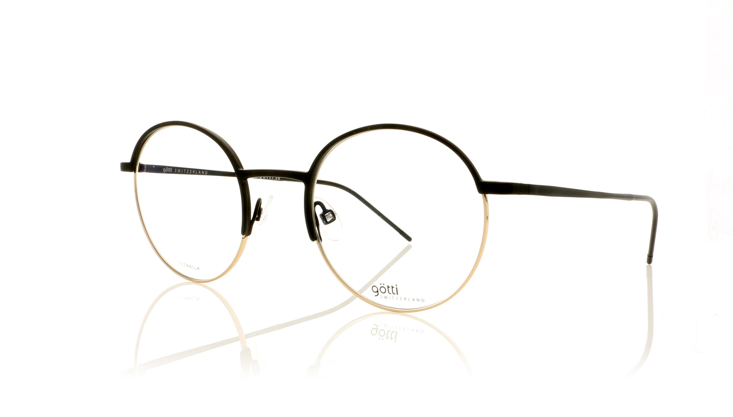 Götti QUENTIN GLB-B Gold Brushed Glasses - Angle