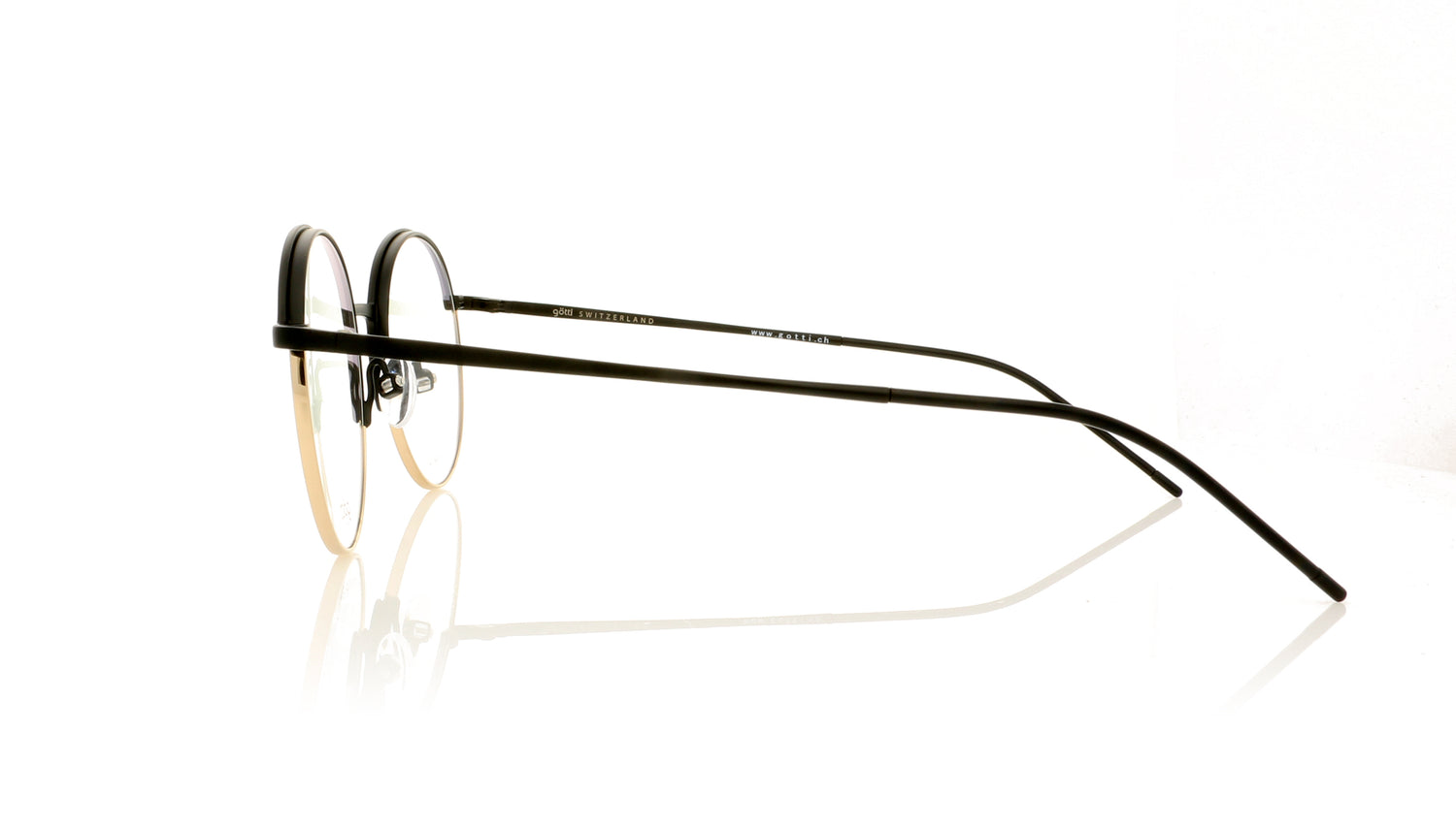 Götti QUENTIN GLB-B Gold Brushed Glasses - Side
