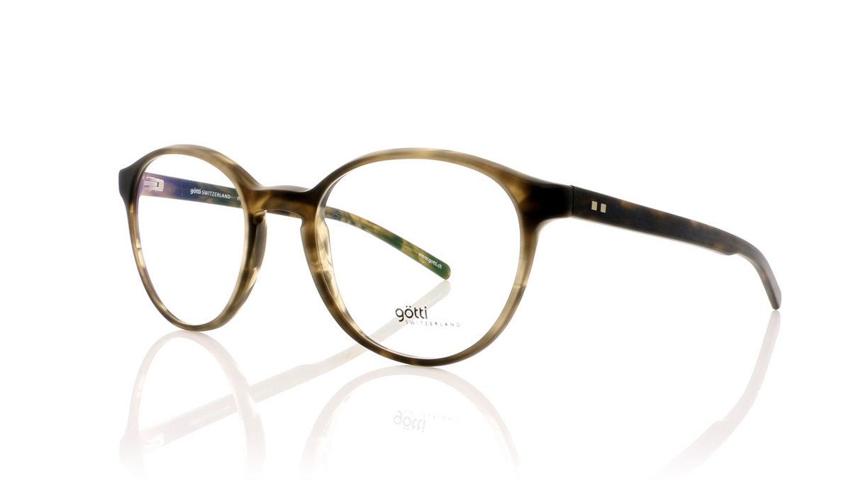 Götti Reto BSB-M Matte Havana Glasses - Angle