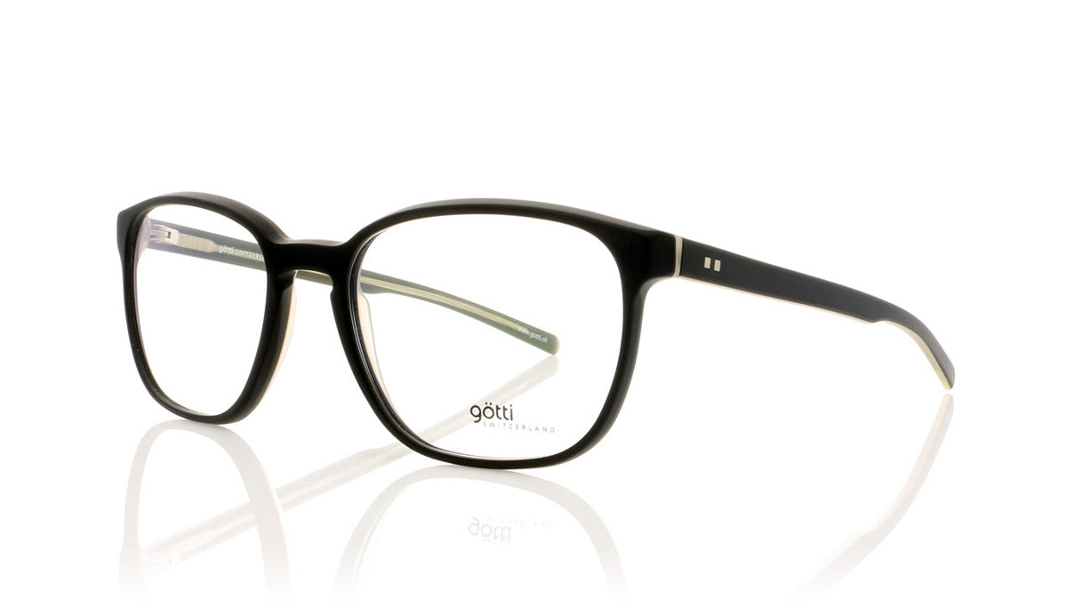 Götti Rob BLKY-M Black Glasses - Angle