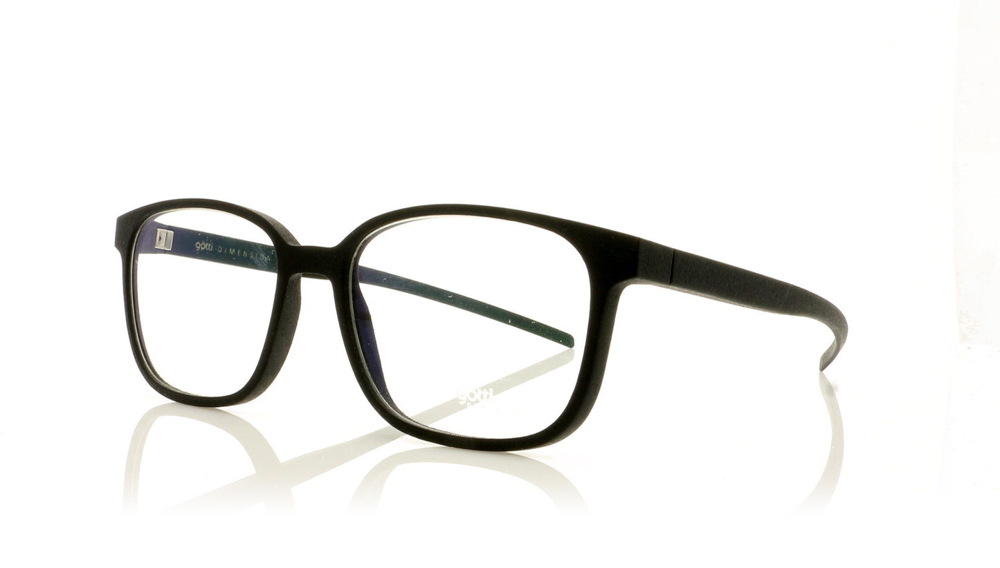 Götti Rod Ash Black Glasses - Angle