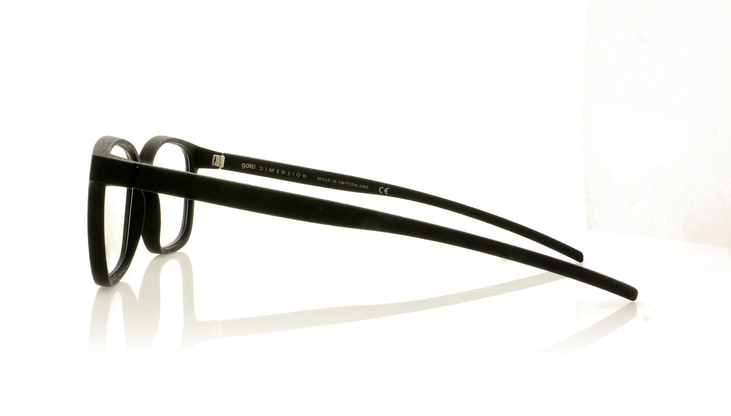 Götti Rod Ash Black Glasses - Side