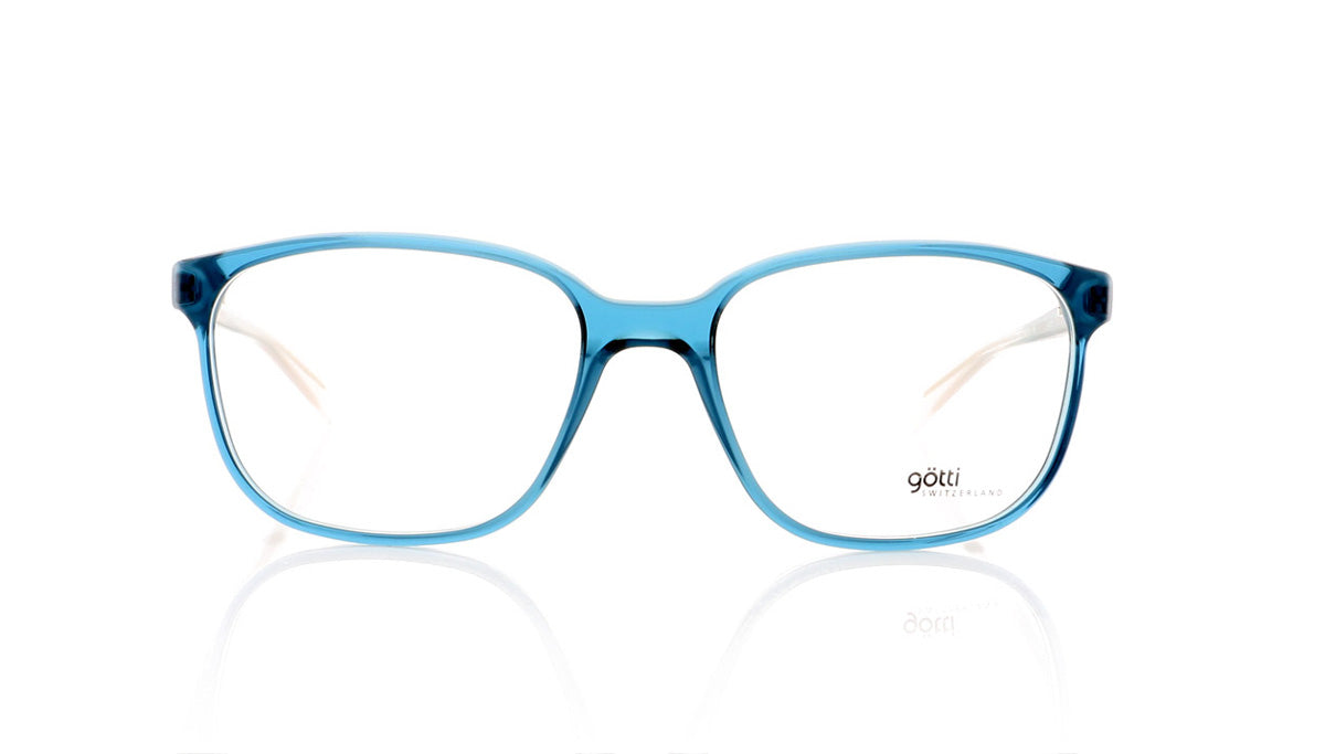 Götti SANDRO TRE Turquoise Translucent Glasses - Front