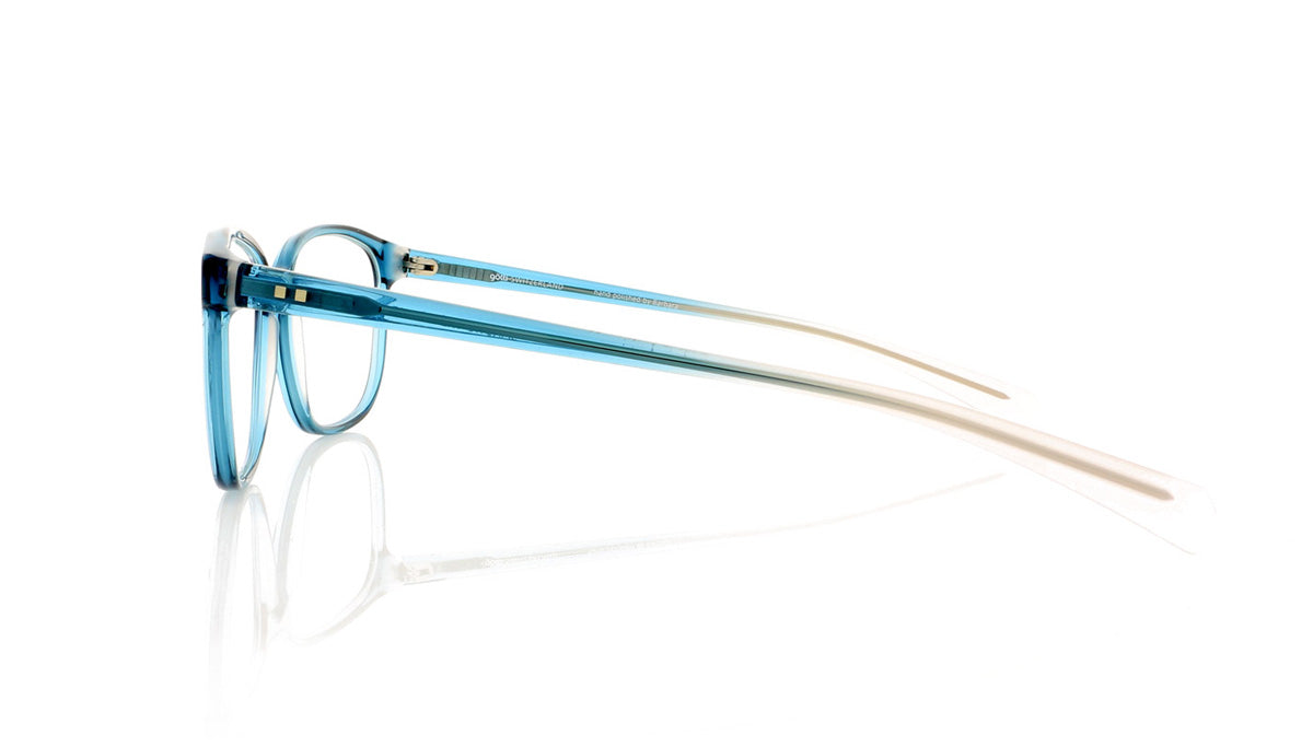 Götti SANDRO TRE Turquoise Translucent Glasses - Side