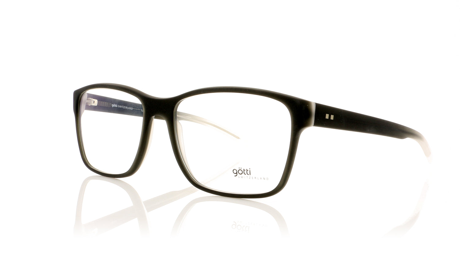 Götti SANSI DGEmtte Matte Dark Grey Glasses - Angle
