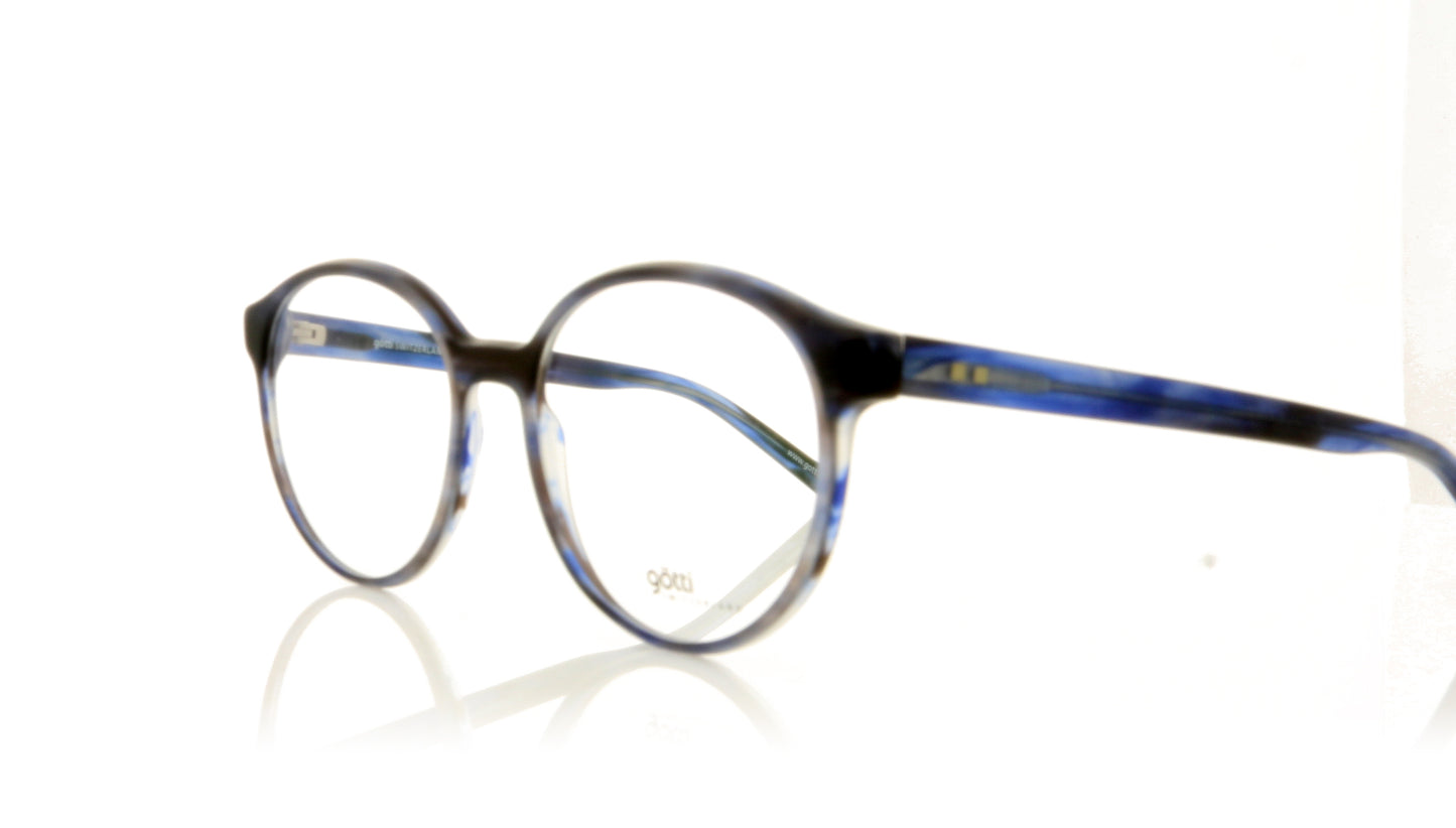 Götti Gotti Sellin MBl-M Matte Blue Glasses - Angle