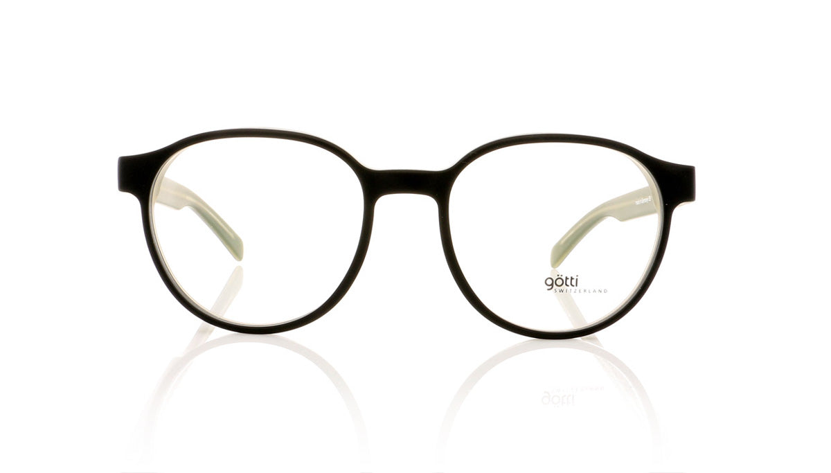Götti WANJ BLKY-M Black Glasses - Front
