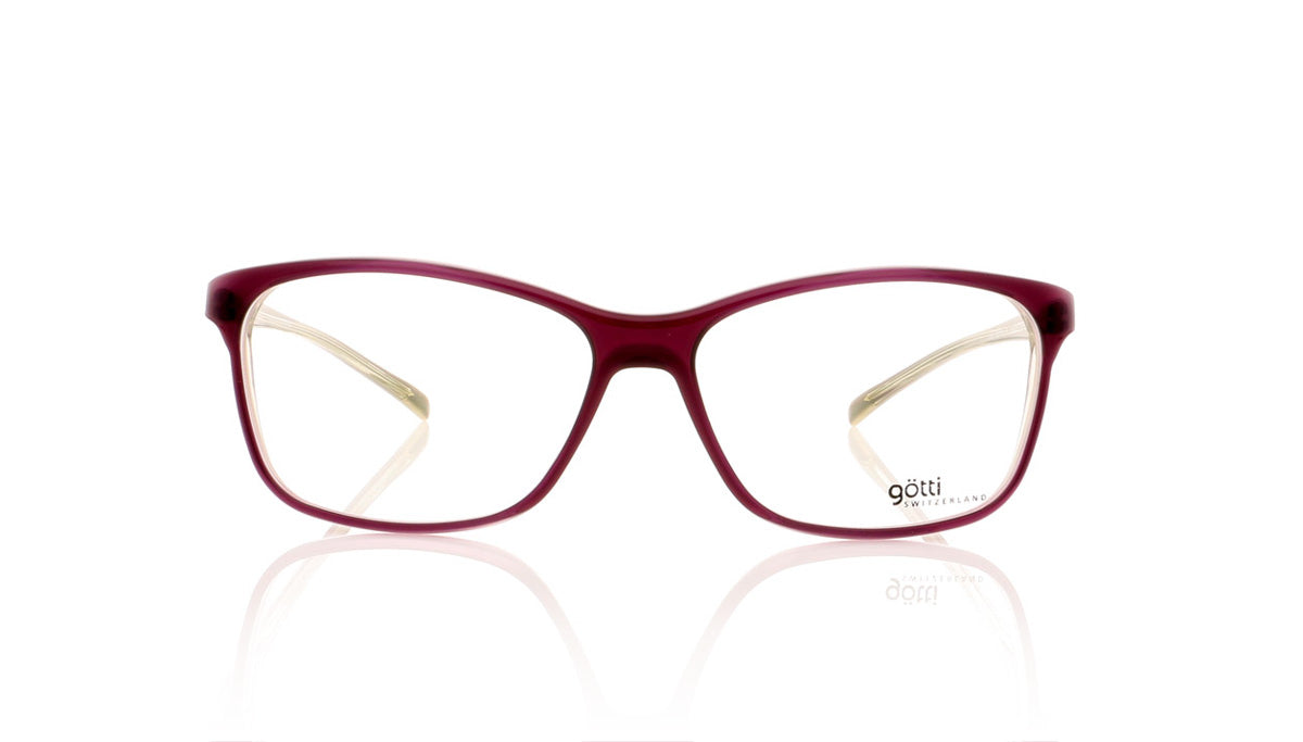 Götti Wiggy PUY Purple Transparent (Matte Finish) Glasses - Front