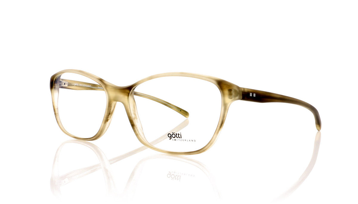 Götti Woopy HBH Havana Brown Transparent Glasses - Angle