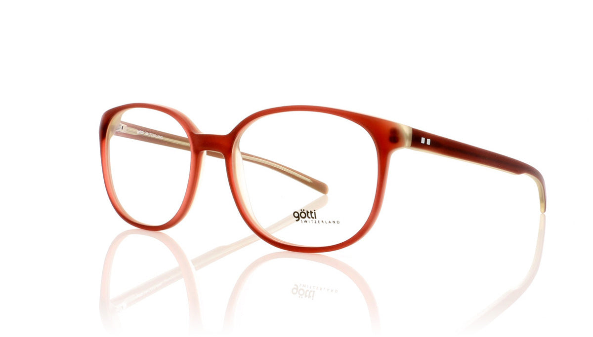 Götti Wyll RAY-M Marsala Red Glasses - Angle