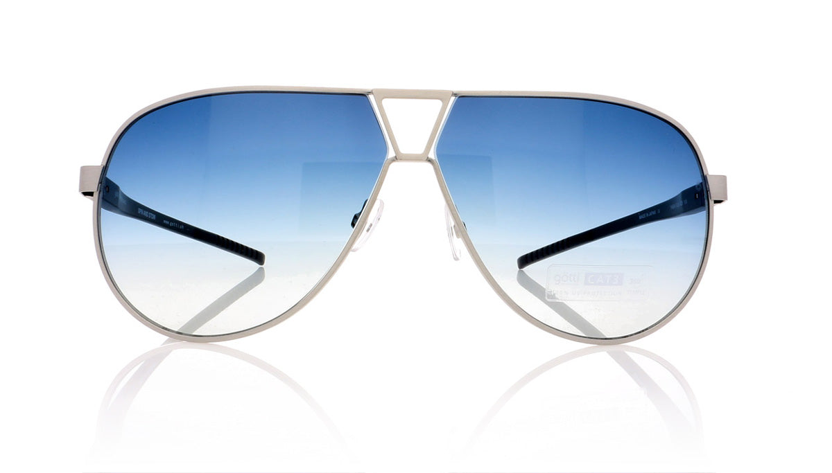 Götti Yashi SLB Silver Matte Sunglasses - Front