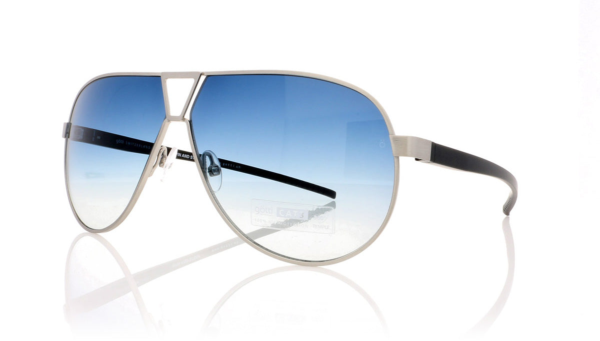 Götti Yashi SLB Silver Matte Sunglasses - Angle