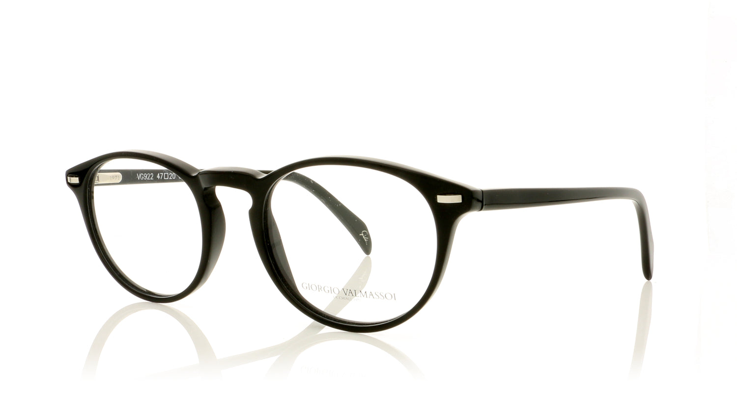 Giorgio Valmassoi VG922 2 Black Glasses - Angle