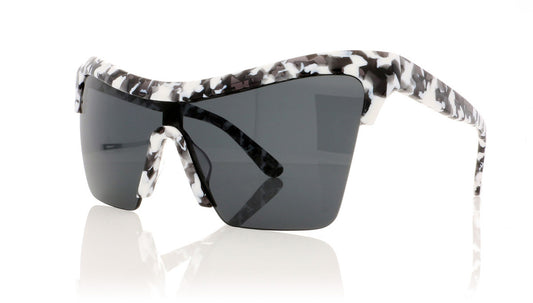 Hadid Eyewear Passport Control HAD03 C2 White Tortoise Sunglasses - Angle