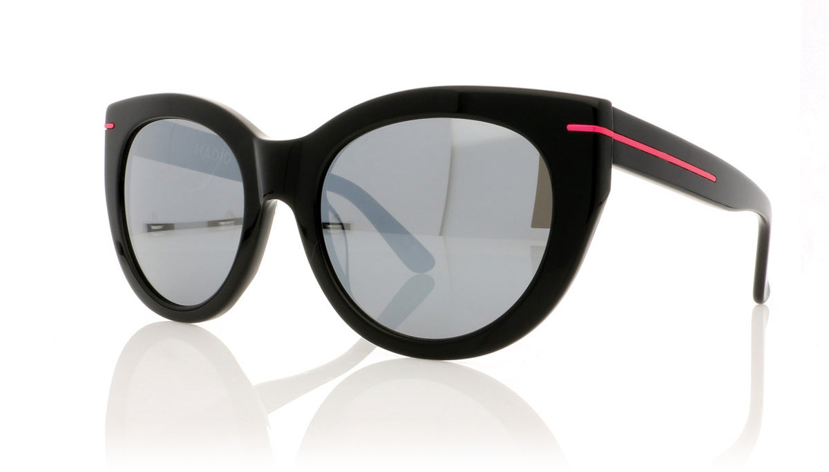 Hadid Eyewear Runway HAD04 C2 Black Sunglasses - Angle
