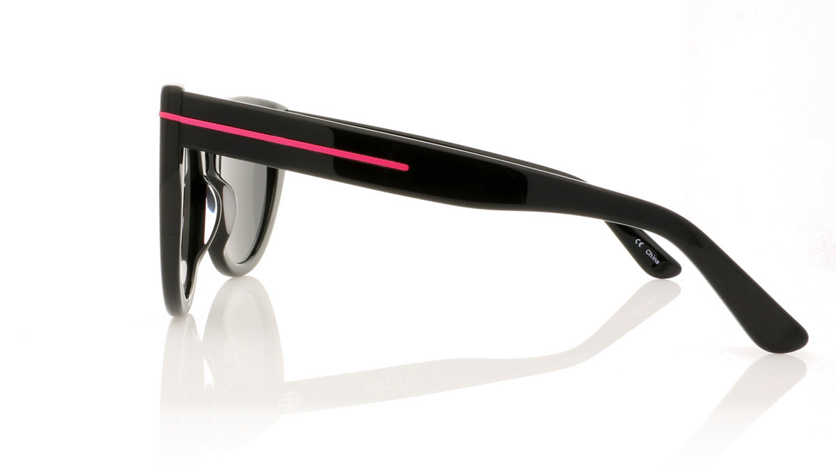 Hadid Eyewear Runway HAD04 C2 Black Sunglasses - Side