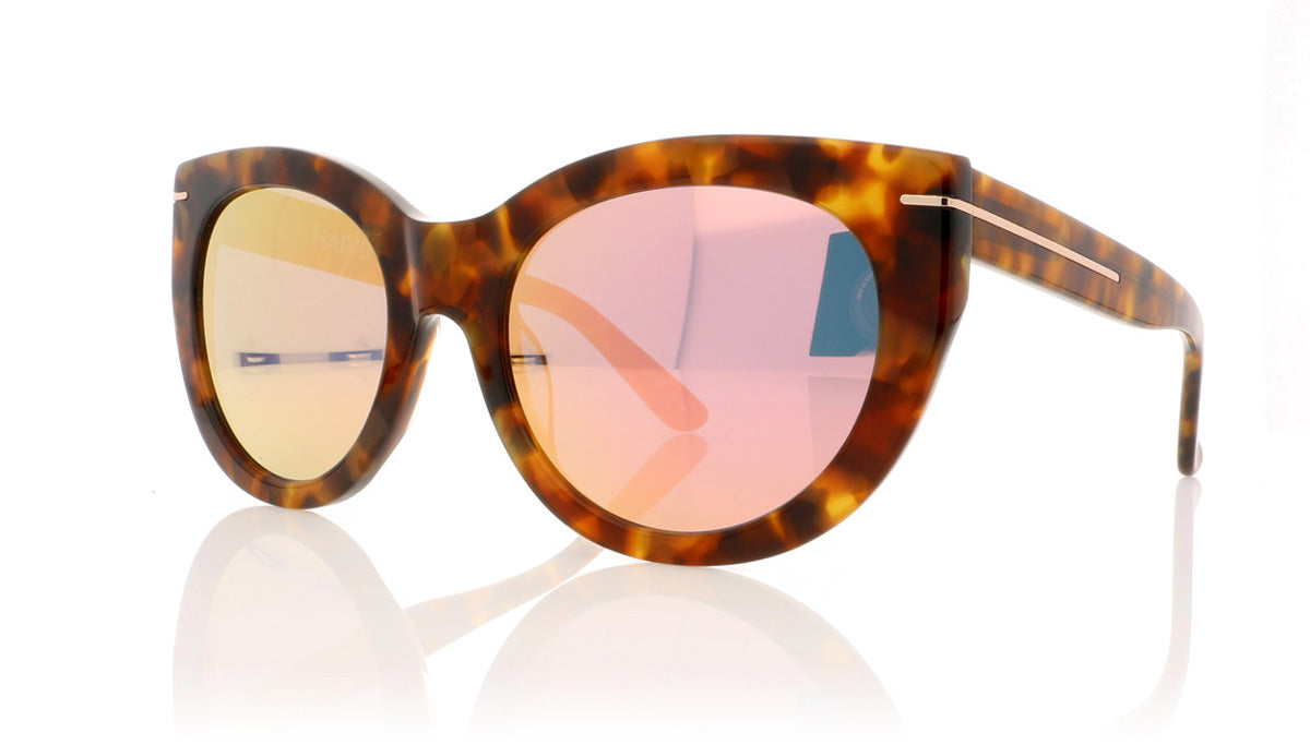 Hadid Eyewear Runway HAD04 C3 Yellow Tortoise Sunglasses - Angle