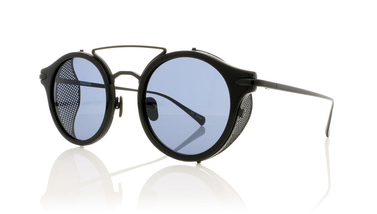 Hadid Eyewear Mile High HAD07 C1 Matte Black Sunglasses - Angle