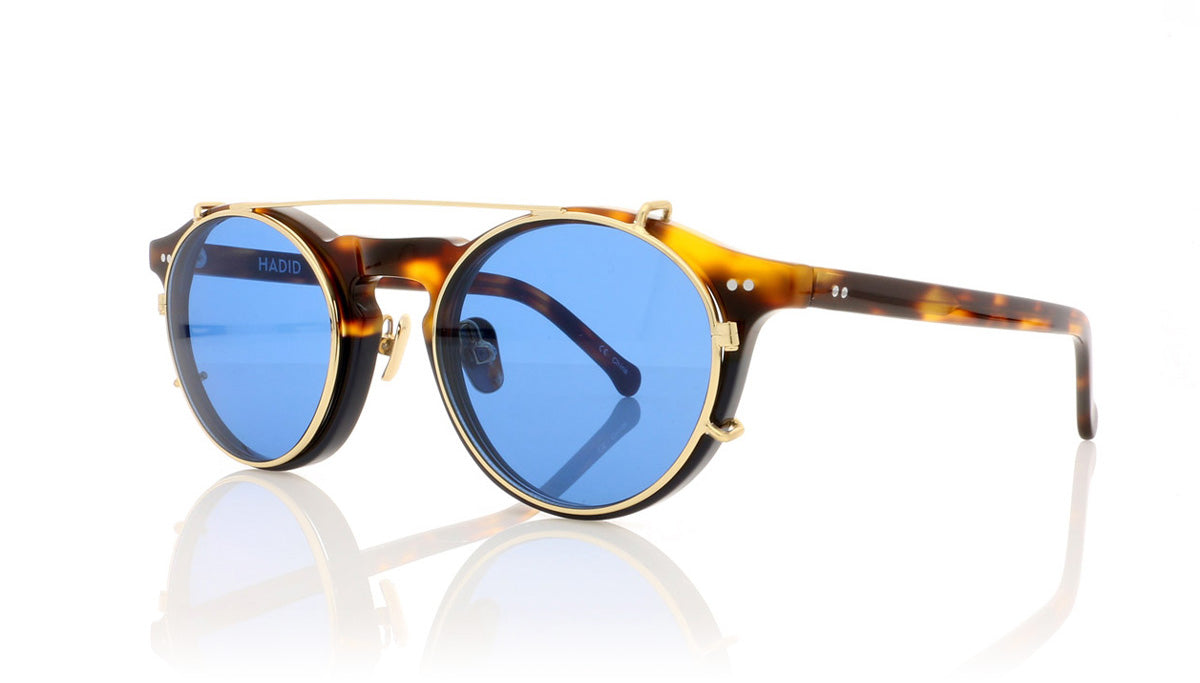 Hadid Eyewear Captain HAD08 C1 Tortoise & Navy Sunglasses - Angle