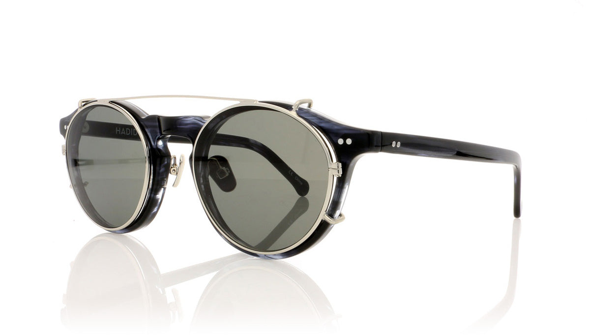 Hadid Eyewear Captain HAD08 C3 Steel Blue Sunglasses - Angle