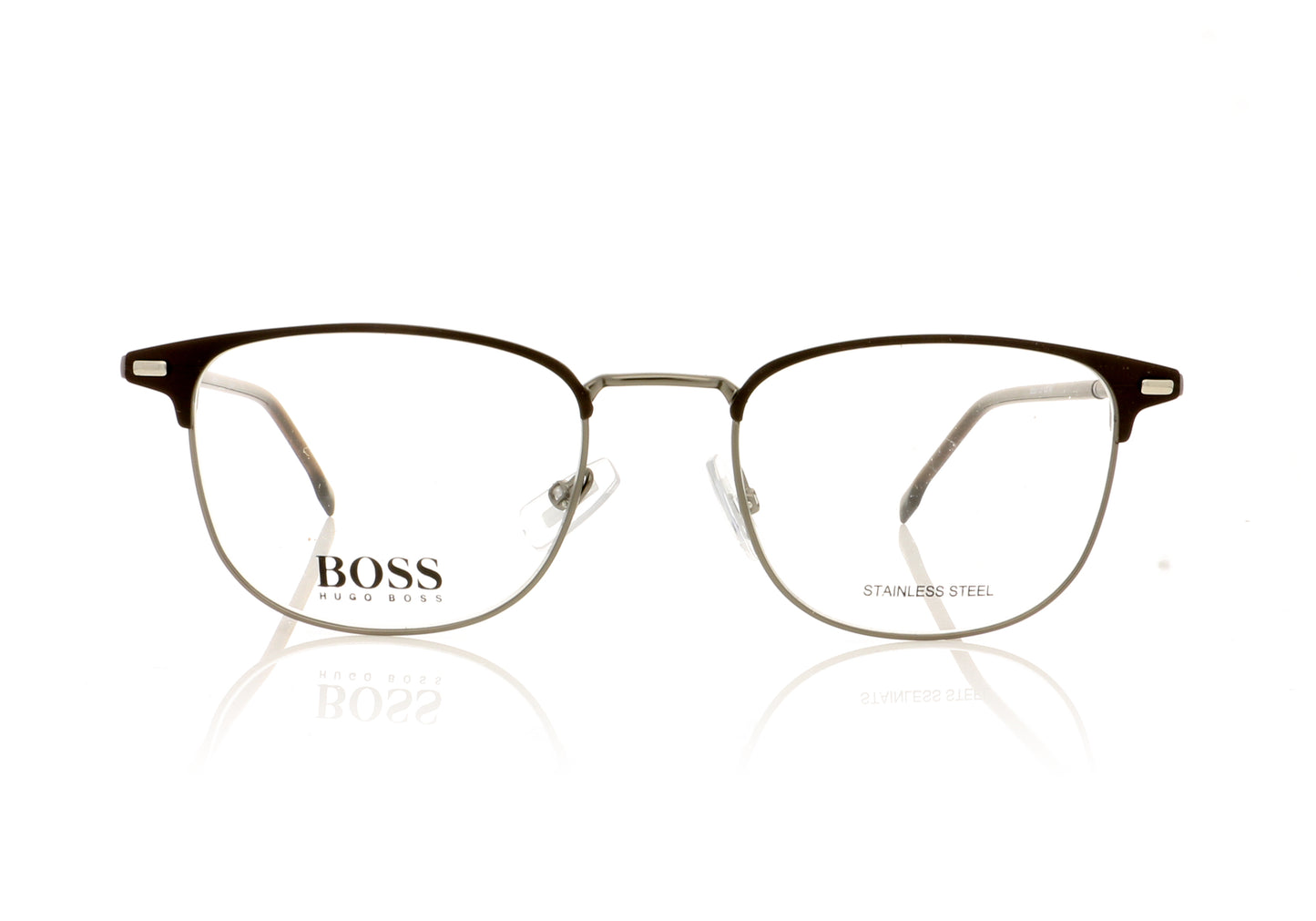 Hugo Boss Boss 1125 YZ4 Matt Brown Glasses - Front