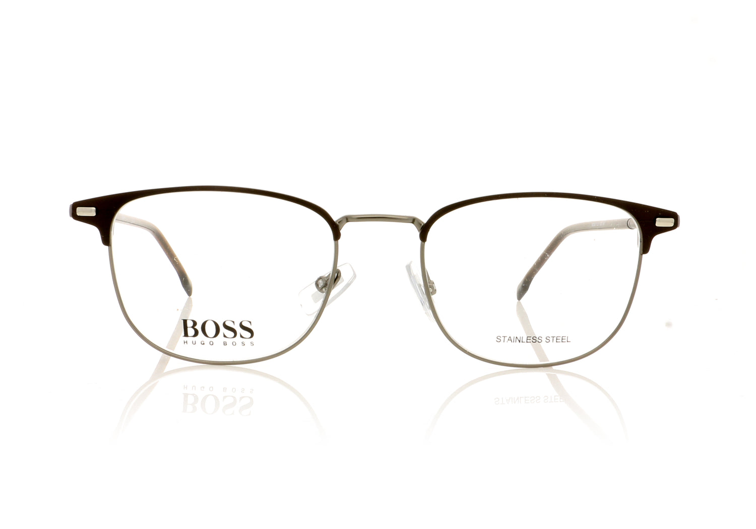 Hugo Boss Boss 1125 YZ4 Matt Brown Glasses - Front