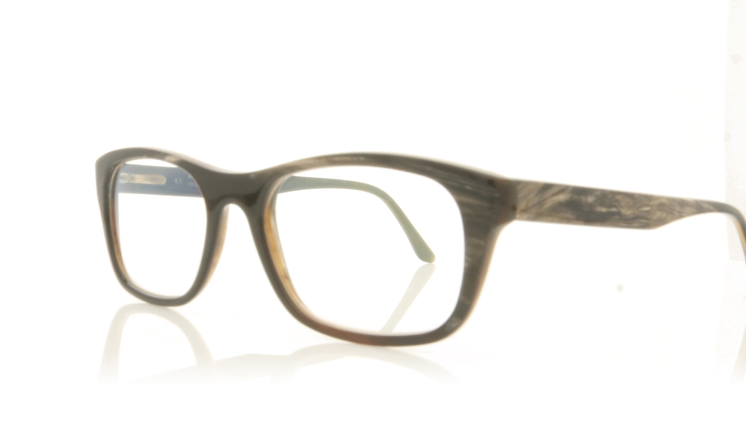 Hoffman Natural Eyewear 2166 H16 Natural horn Glasses - Angle