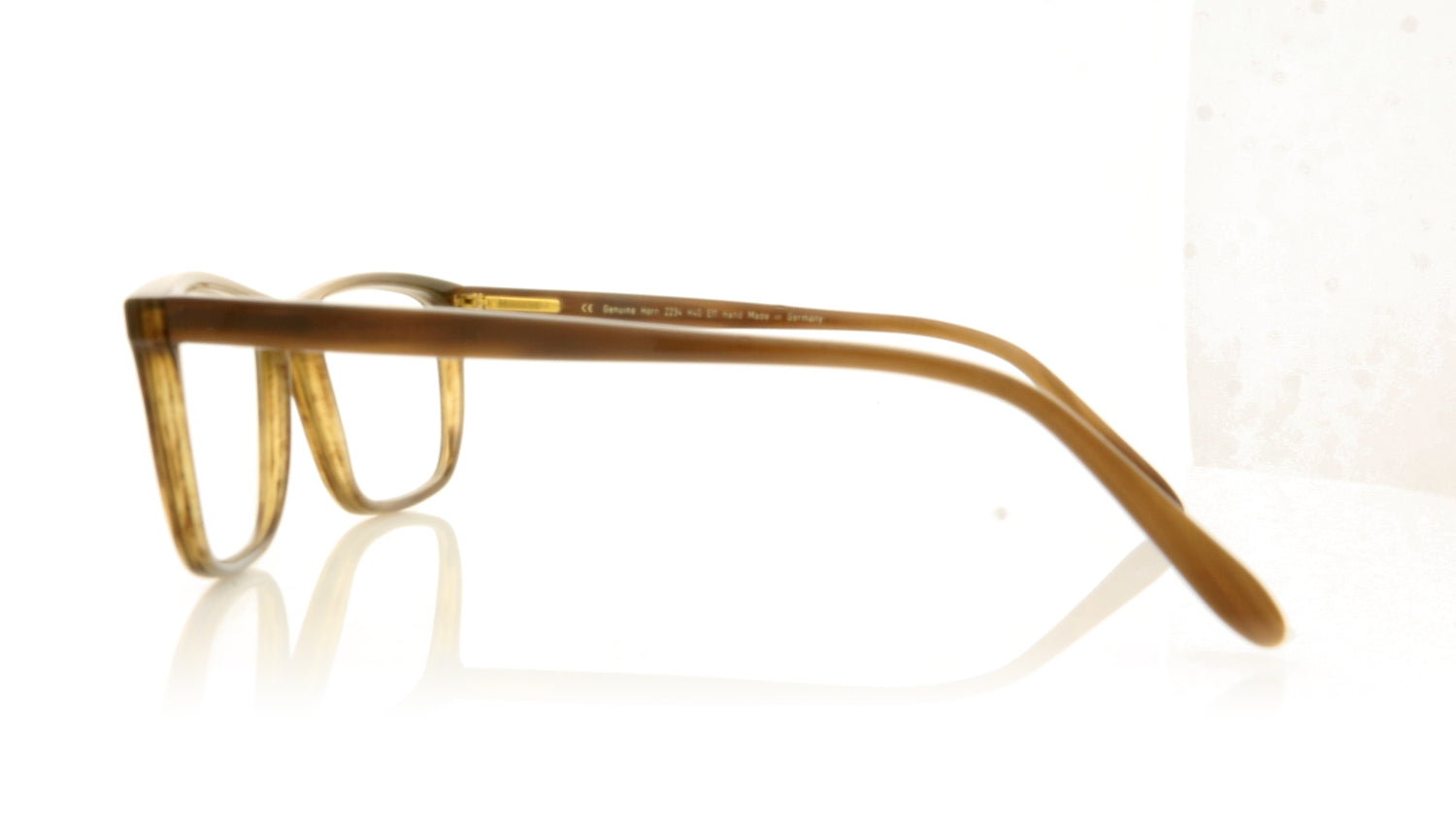 Hoffman Natural Eyewear 2234 H40 Horn Glasses - Side