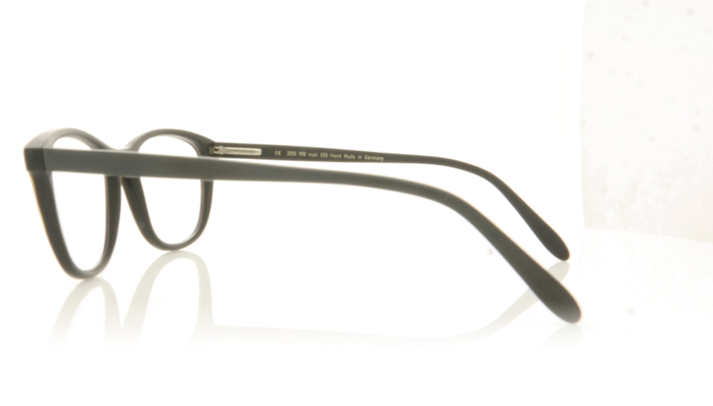 Hoffman Natural Eyewear 2256 1110 matt E09 Matt black Glasses - Side