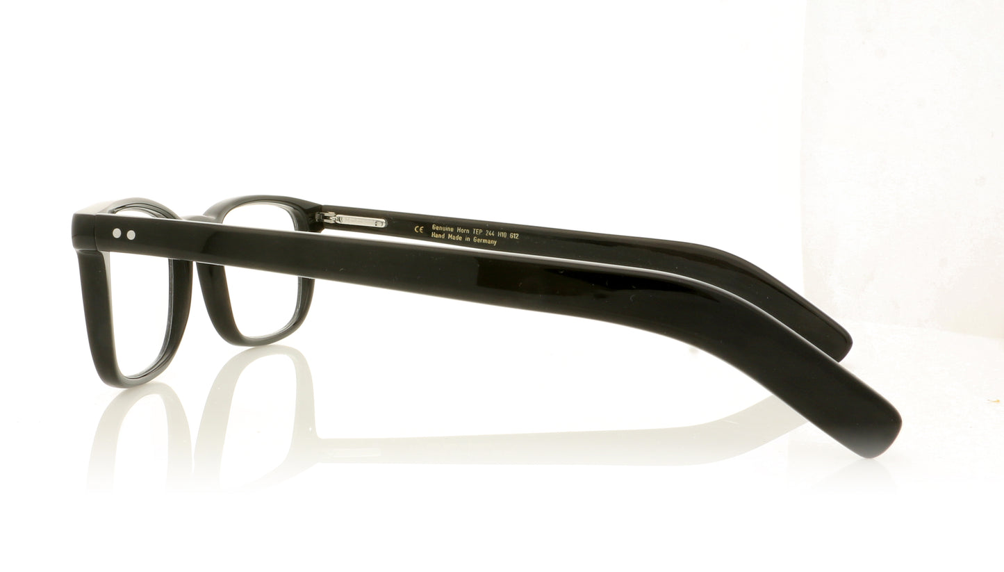 Hoffman Natural Eyewear TEP244 H10 G12 Black Glasses - Side