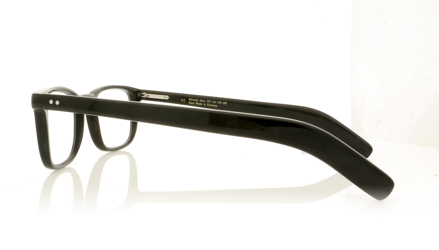 Hoffman Natural Eyewear TEP244 H10 G12 Black Glasses - Side