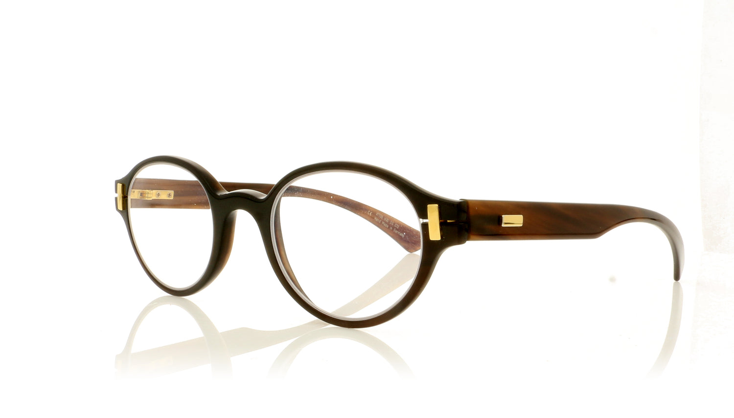 Hoffman Natural Eyewear V7708 H30 GG C12 Brown Glasses - Angle