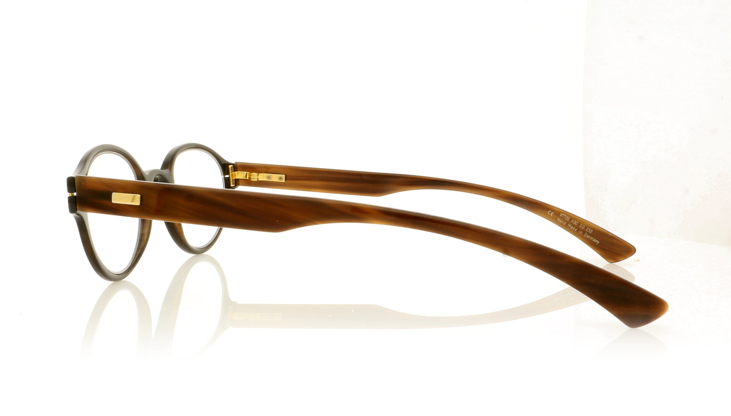 Hoffman Natural Eyewear V7708 H30 GG C12 Brown Glasses - Side