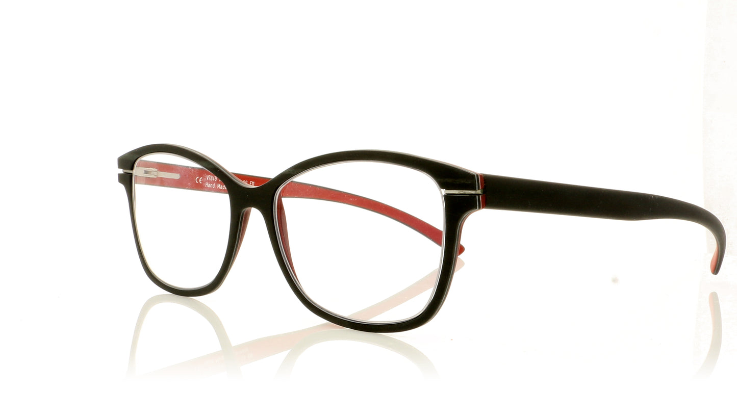 Hoffman Natural Eyewear V7849 WW175-E11 Black Glasses - Angle