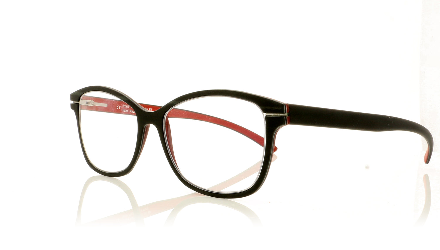 Hoffman Natural Eyewear V7849 WW175-E11 Black Glasses - Angle