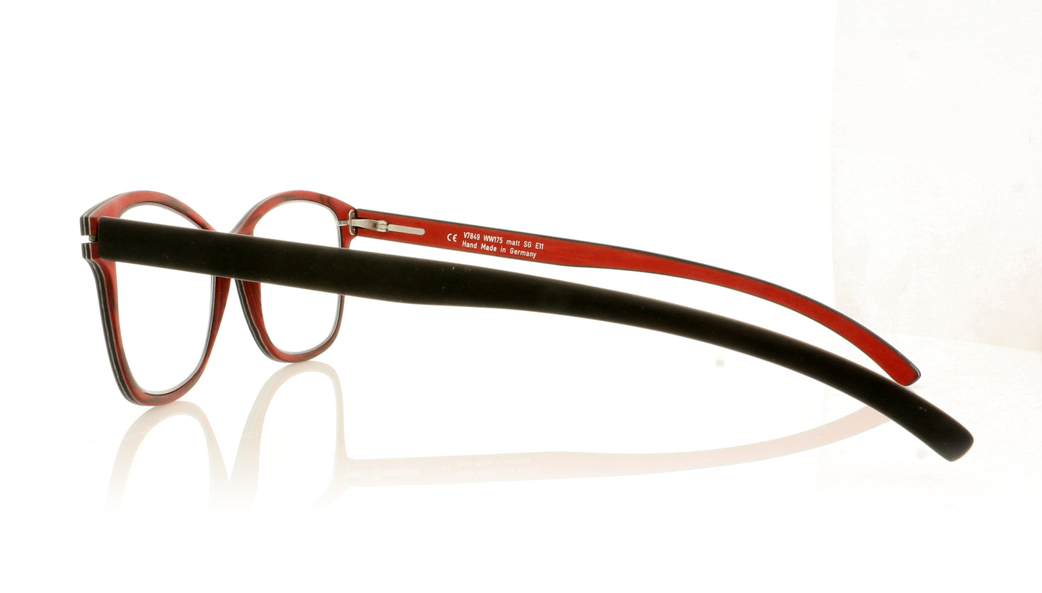 Hoffman Natural Eyewear V7849 WW175-E11 Black Glasses - Side